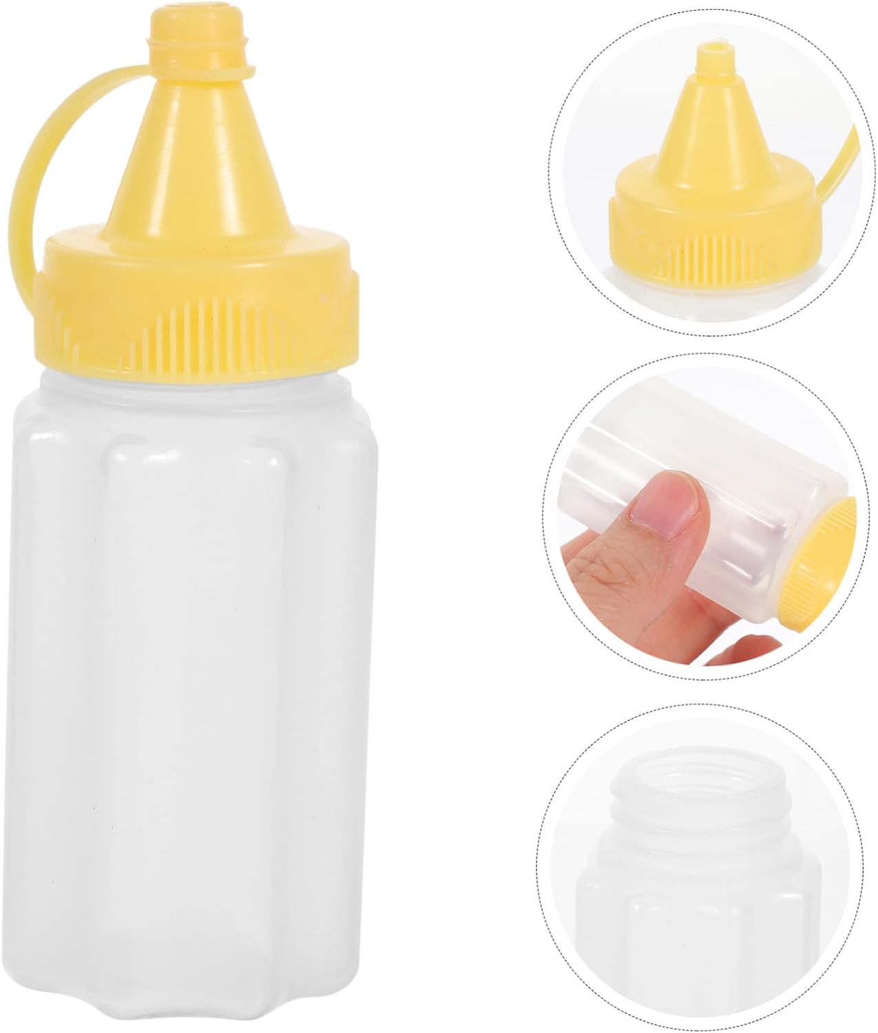 Convenient 4-Piece Salad Dressing Containers Set for Outside