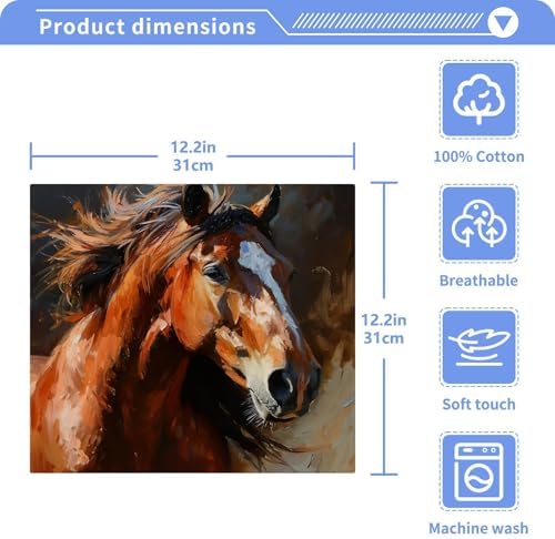 Sturdy Baby Face Towels Soft and Absorbent for Horses