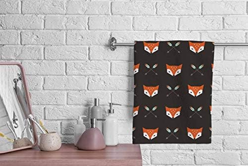 oFloral Foxes Arrows Hand Towels