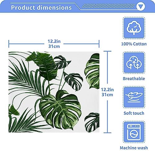 ALAZA Palm Leaves Tropical Towels Set