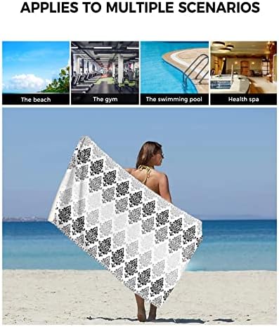 Premium Moroccan Paisley Bath Towels Set