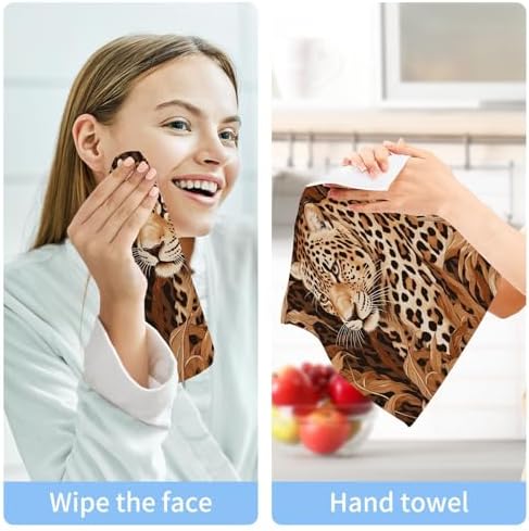 Leopard Washcloth Set 2-Pack