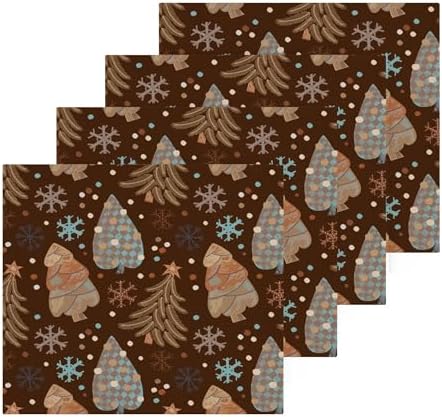 Christmas Tree Washcloth Set - 2-12