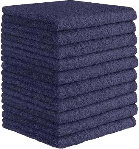 Luxurious 10-Pack Washcloths Imperial Blue