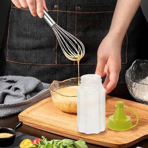 4-Piece Condiment Squeeze Bottles 30ml Compact Durable and Easy to Use