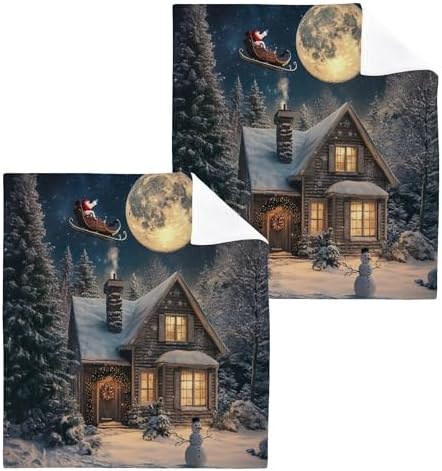 Xigua 12x12 Holiday Washcloth Set - 2-12 Pcs
