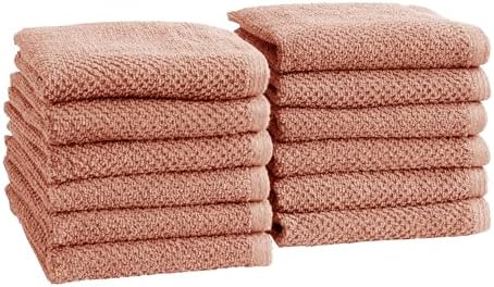 Great Bay Home Pink Washcloth - 12-Pack