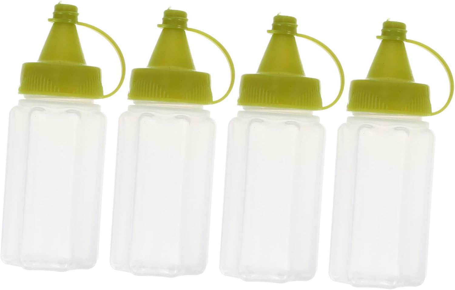 4-Pack of Reusable Squeeze Bottle