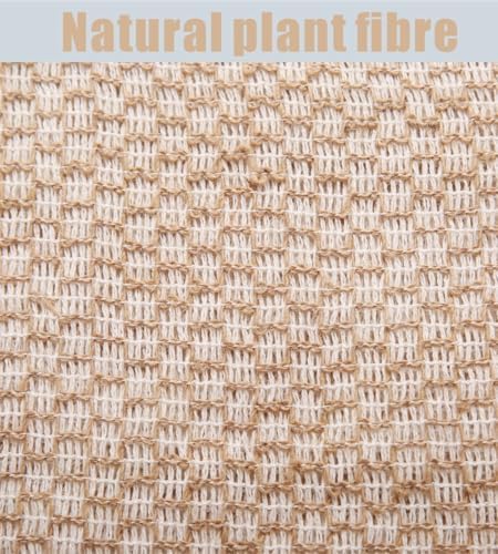 Eco-Friendly Jute Back Body Exfoliating Washcloth Towel for Men Women