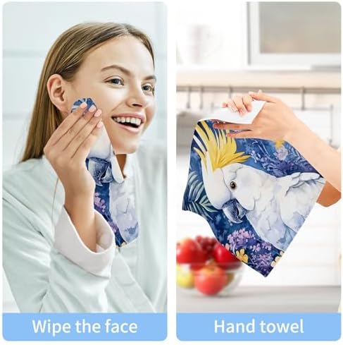 Kigai Cockatoo Washcloth 2-Pack