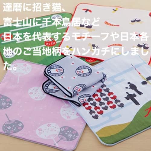 NOREN Japanese Handkerchief Soft Absorbent with Japanese Patterns
