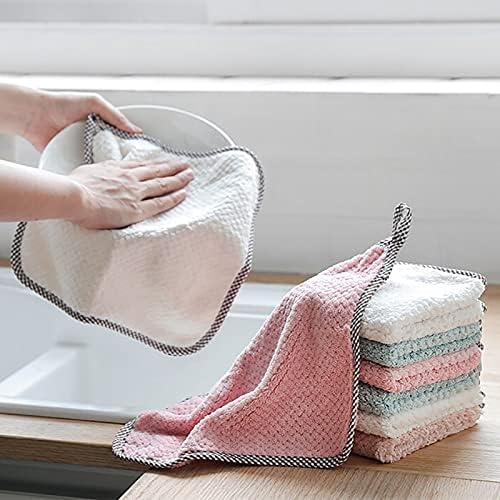 Stain Lint Free Car Kitchen Towels 100 Cotton Ultra Absorbent Machine Washable