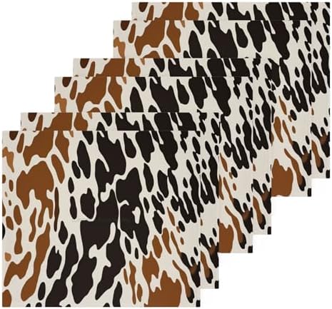 Xigua Cow Print Washcloths