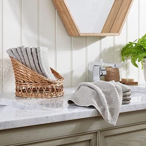 Tommy Bahama Washcloths Soft Absorbent Cotton Towels for Home Kitchen