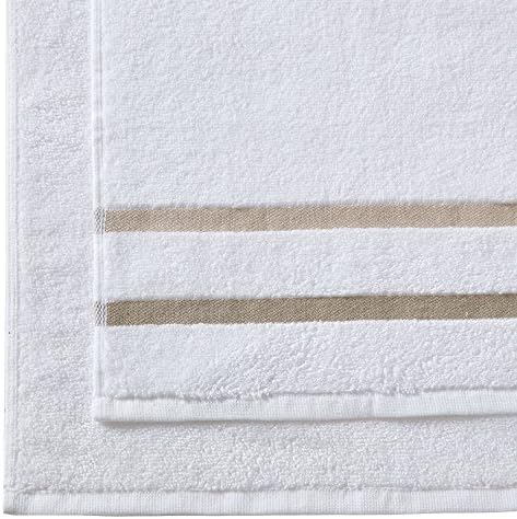 Comfort Spaces Cotton 8 Piece Bath Towel Set Striped