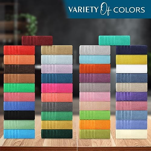 Luxury Bath Towels 100 Cotton Plush Bath Set