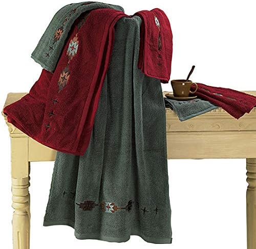 HiEnd Accents Paseo Road Aztec 3 Piece Towel Set