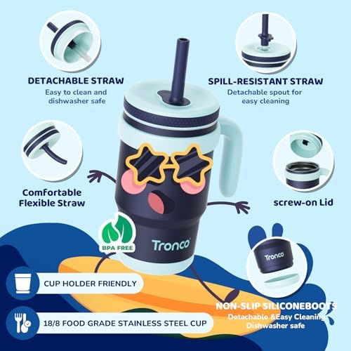Tronco 14oz Toddler Insulated Tumbler