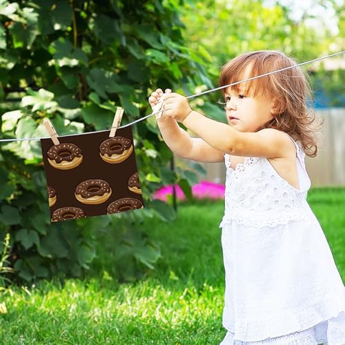 Xigua Chocolate Doughnut Washcloth Set - Fast Drying Towels