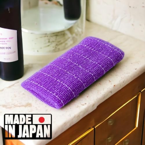 SAZANKA Awayuki Shower Towel Body Wash Washcloth Pink