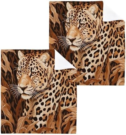 Leopard Washcloth Set 2-Pack