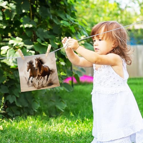 YETTASBIN Horse Washcloths 2 Pack Soft Cotton Towels