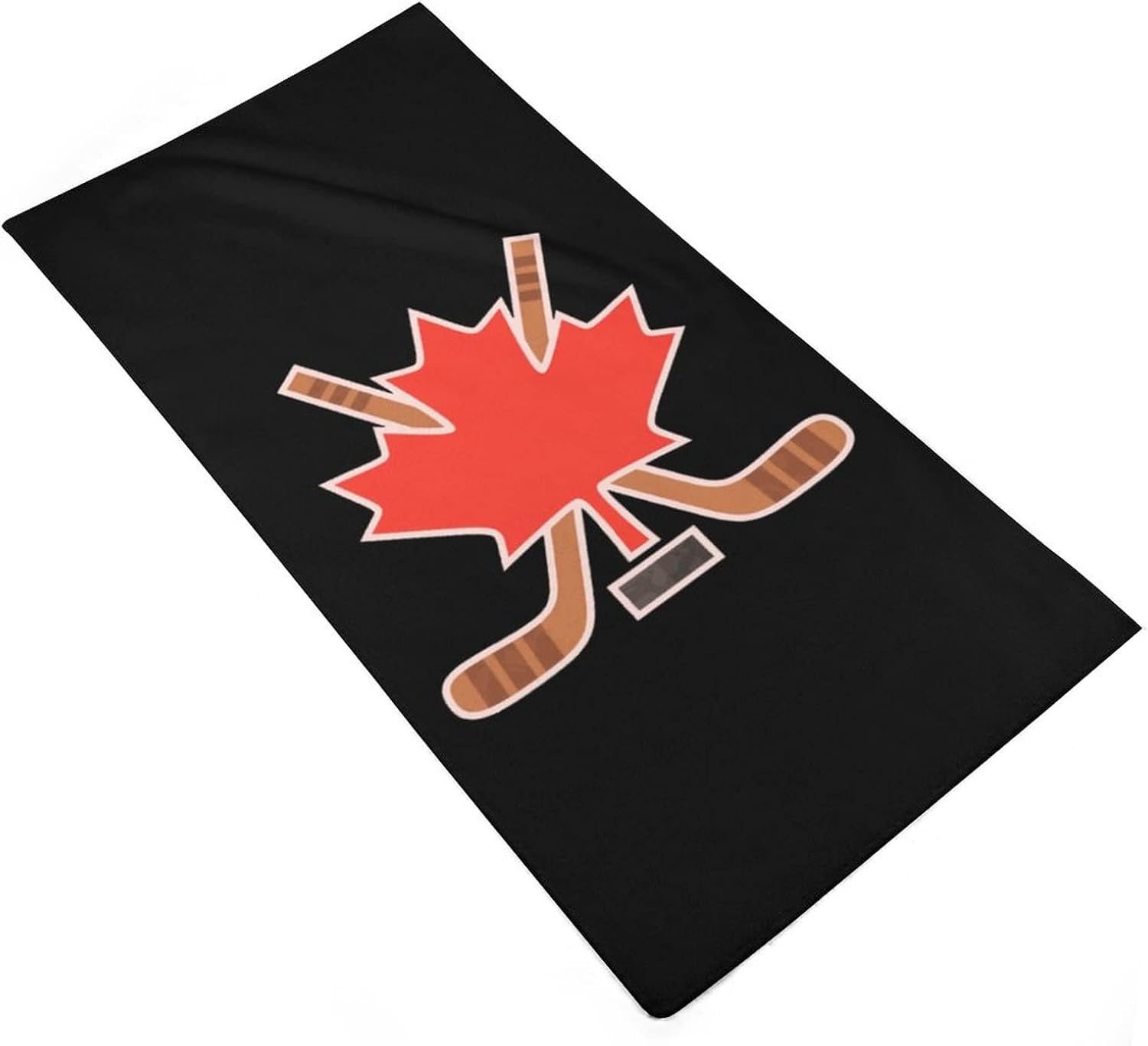 Cute Printed Canada Maple Hockey Hand Towels for Home Kitchen