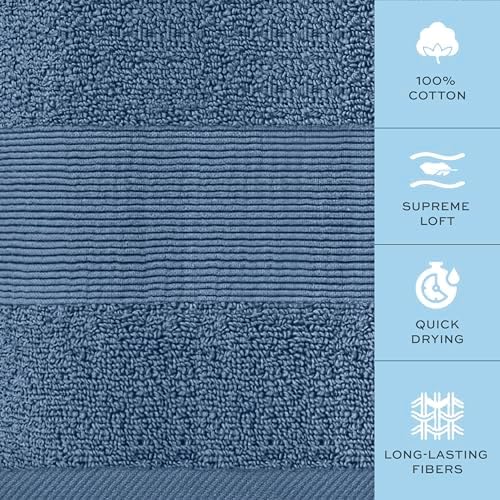 Luxury Soft 28x55 Bath Towels Set
