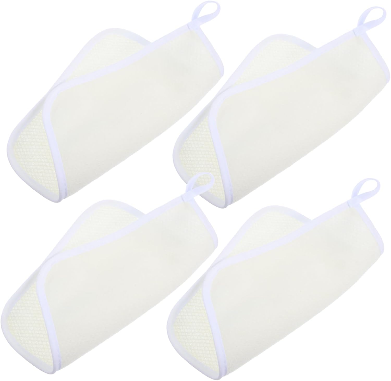 4-Piece Dual-Sided Exfoliating Washcloths for Body Face