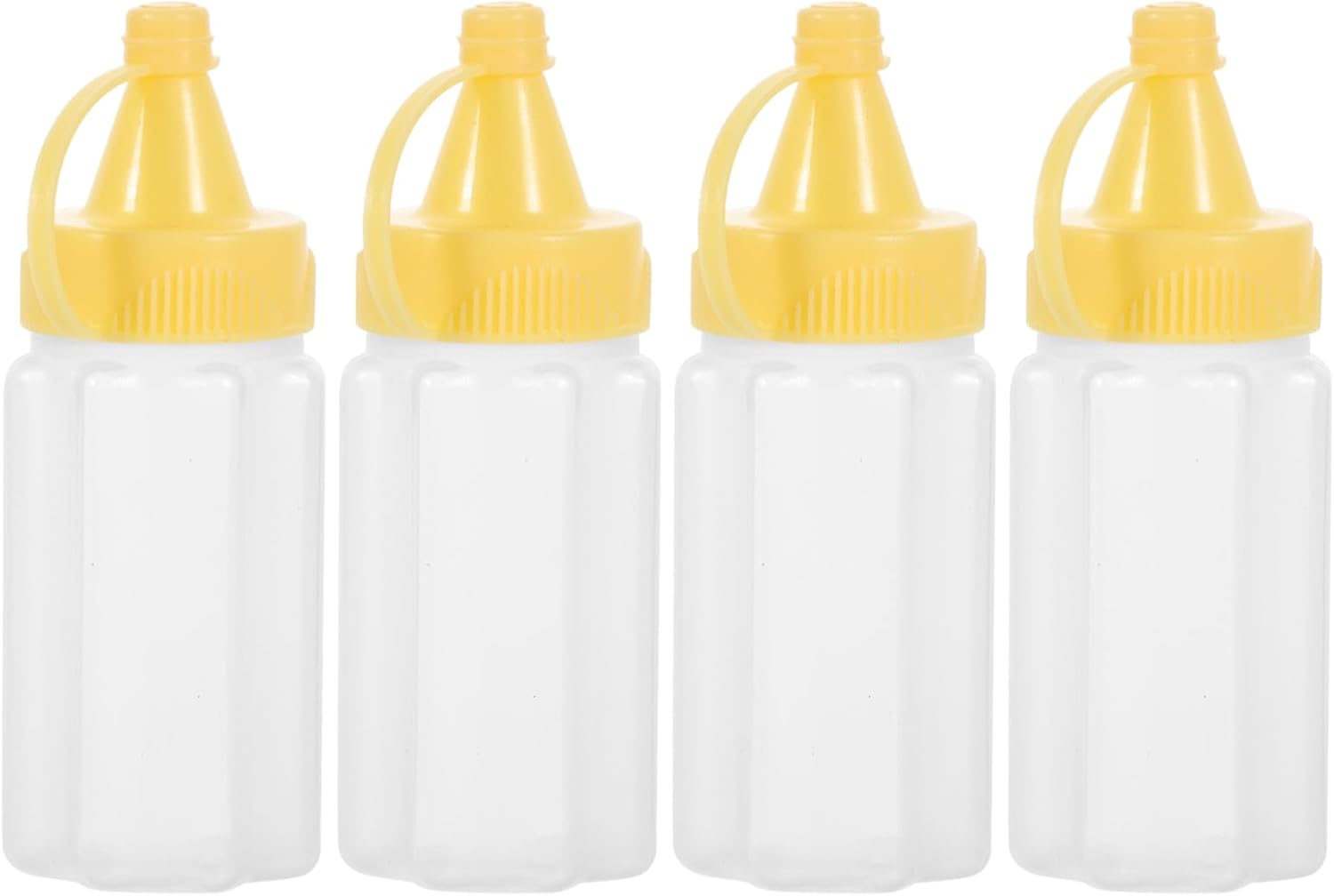 16 Pcs Mini Squeeze Bottle Set for Mustard and Salad Dressing