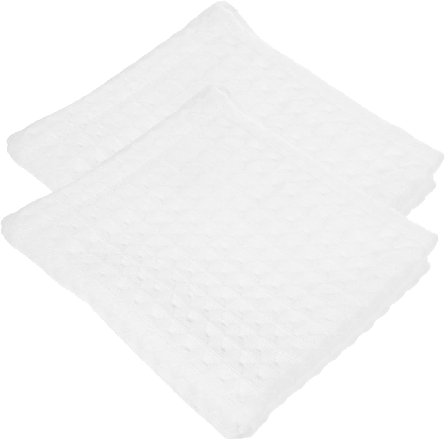 MERRYHAPY Square Cotton Washcloths 2-Pack - Soft Gentle Face Hand Cleaner