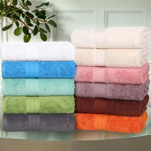 Superior Atlas Cotton Luxury Face Towels Set