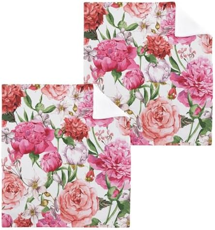 Fragrant Floral Washcloth Set