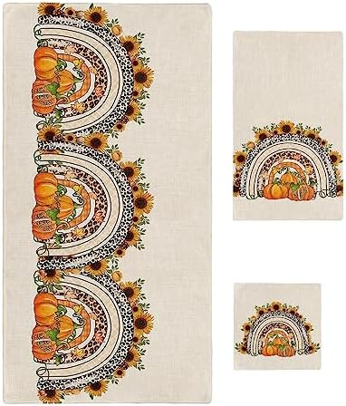 Charming Thanksgiving Bathroom Towel Set