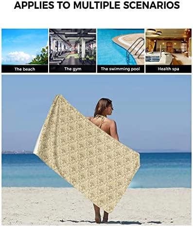 Luxury Retro Bathroom Towels Set