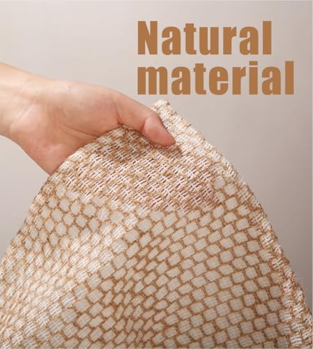 Eco-Friendly Jute Back Body Exfoliating Washcloth Towel for Men Women