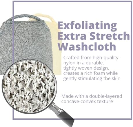 Exfoliating Washcloth 2-Pack - Japanese Style