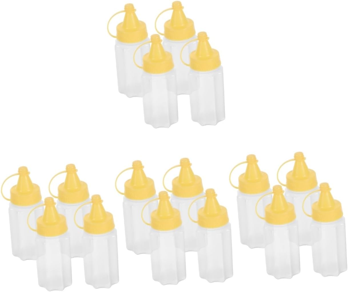 Mini Squeeze Bottle Set - 16 Pieces for Condiments More
