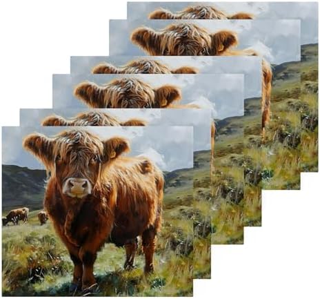 Highland Cow Washcloth 2 Pack