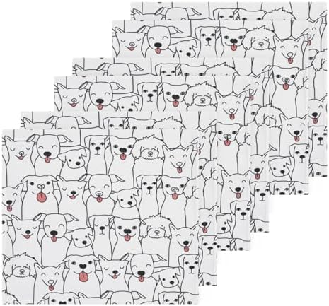 Amusing Dog Washcloth Set