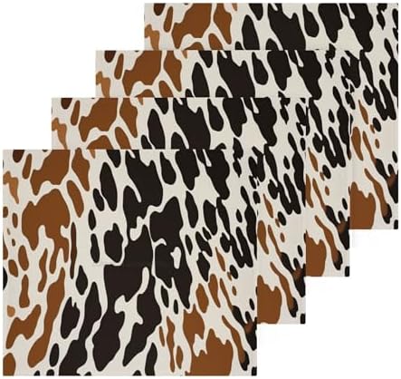 Xigua Cow Print Washcloths