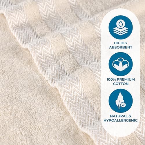 12-Piece Luxury Cotton Washcloths Set