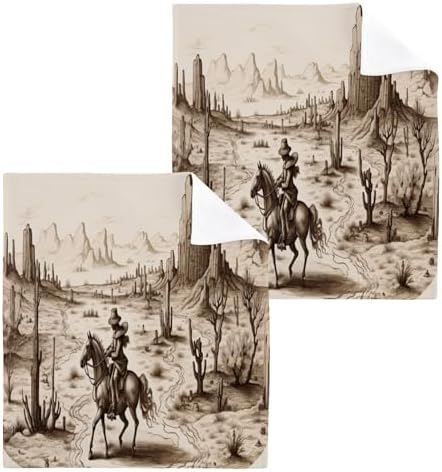 Cowboy Washcloths 2 Pack