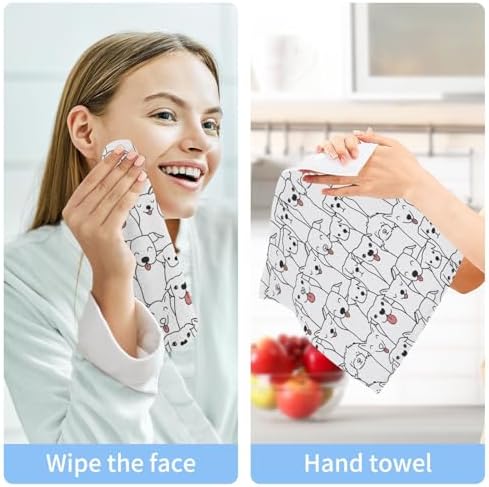 Amusing Dog Washcloth Set
