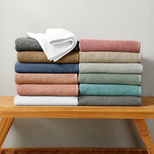 Great Bay Home Pink Washcloth - 12-Pack