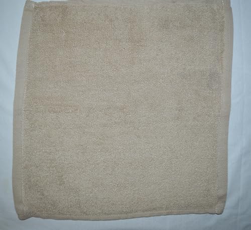 Perfect Washcloth for Hygiene and Style 12 x 12 Light Brown