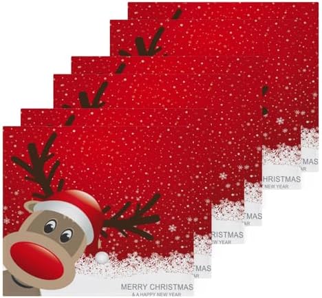 Christmas Reindeer Washcloth Set 2-Pack Limited-Time Offer Free Shipping