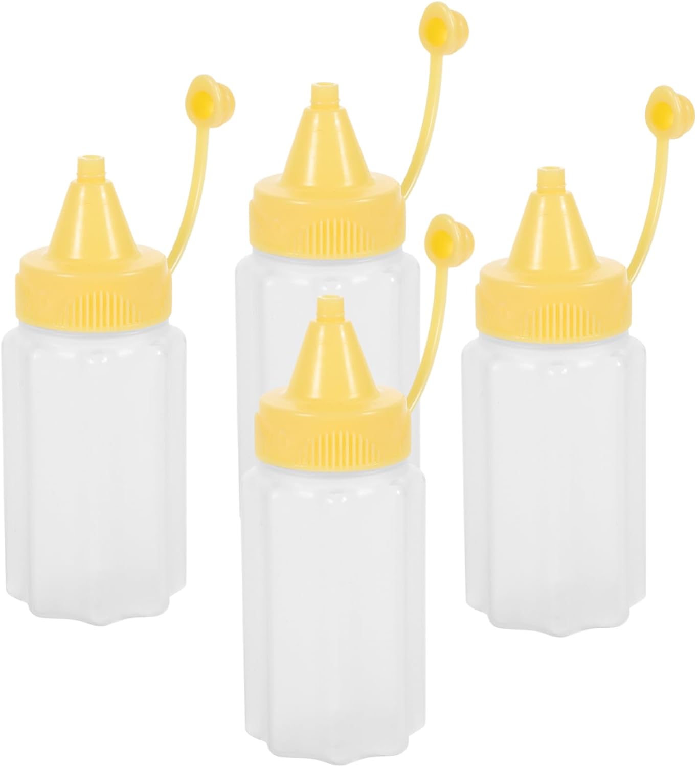 16 Pcs Mini Squeeze Bottle Set for Mustard and Salad Dressing