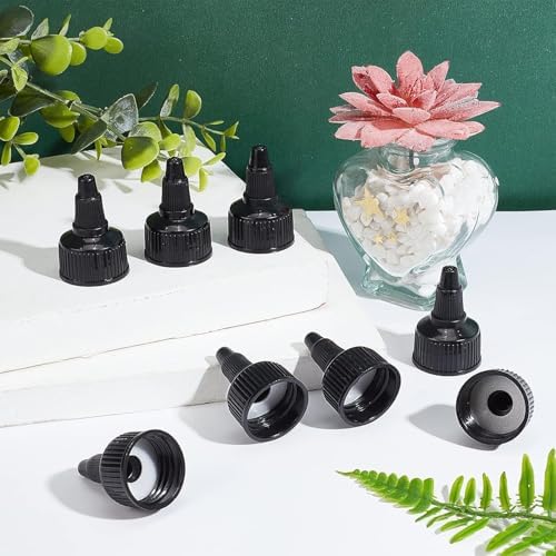 50-Piece Set of Durable Plastic Squeeze Bottle Caps