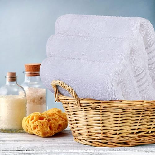 Effortless Clean 12 x 12 Inch Set Diamond Terry Cotton Washcloths